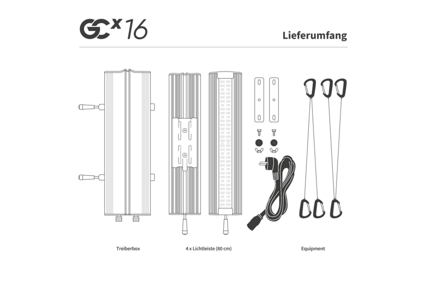 Greenception GCx 16 PWR LED Pflanzenlampe