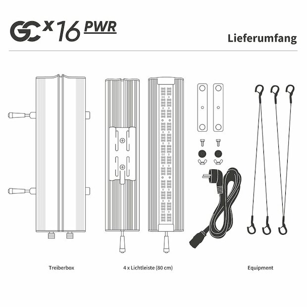 Greenception GCx 16 PWR LED Pflanzenlampe