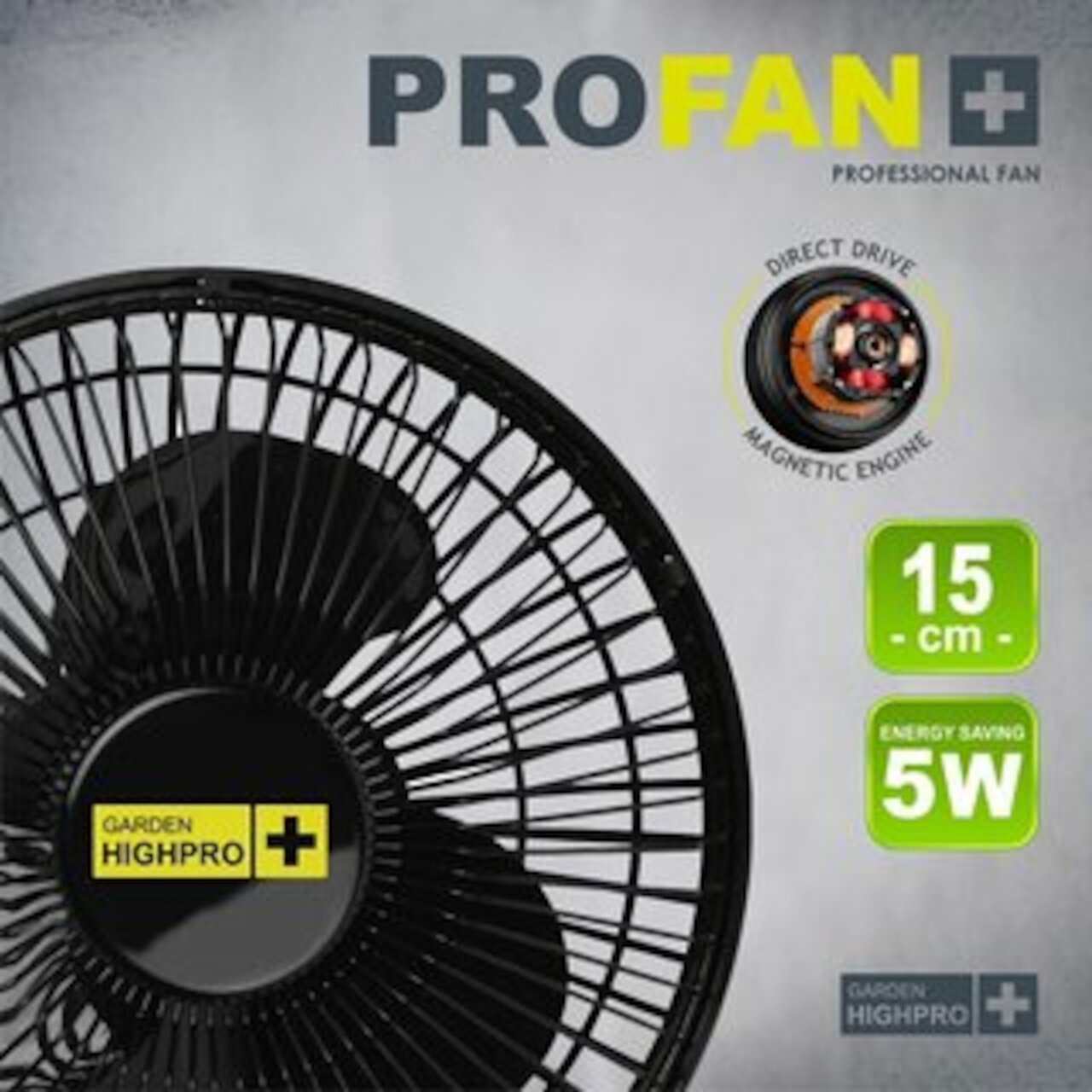 GHP Clip Fan/Clip-Ventilator ø15cm 15W