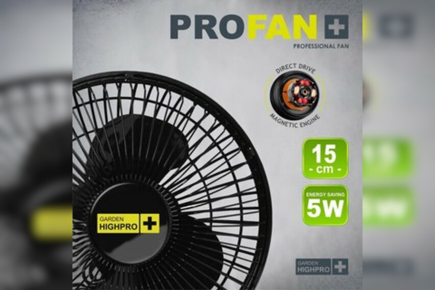 GHP Clip Fan/Clip-Ventilator ø15cm 5W - Direct Drive - Silent