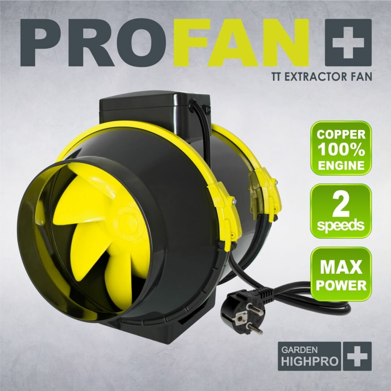 GHP Profan TT 100 Extraction Fan 187m³/h