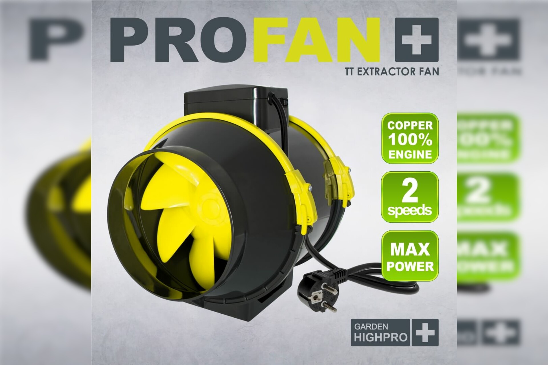 GHP Profan TT 100 Extraction Fan 187m³/h