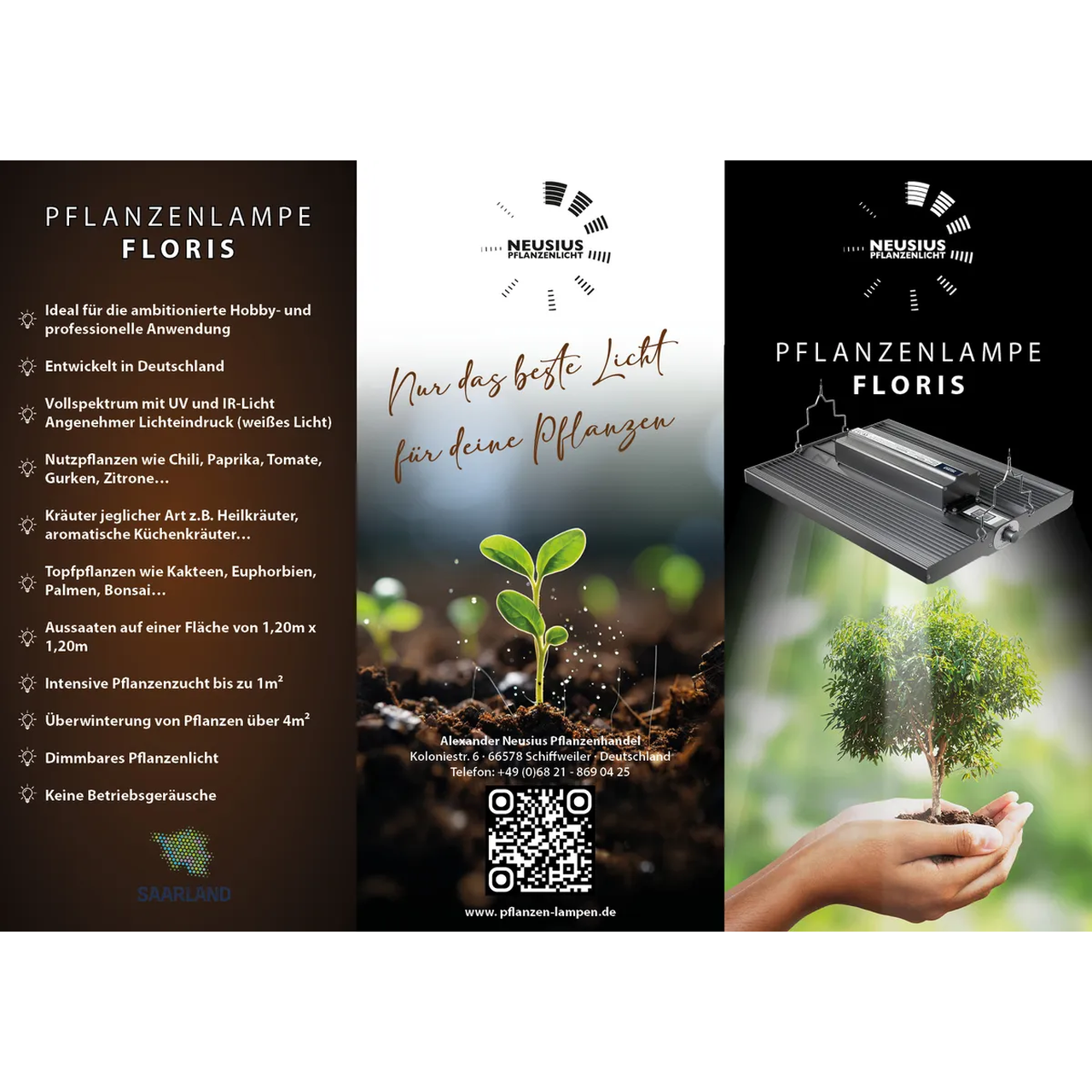 Neusius Pflanzenlicht FLORIS “Grow”