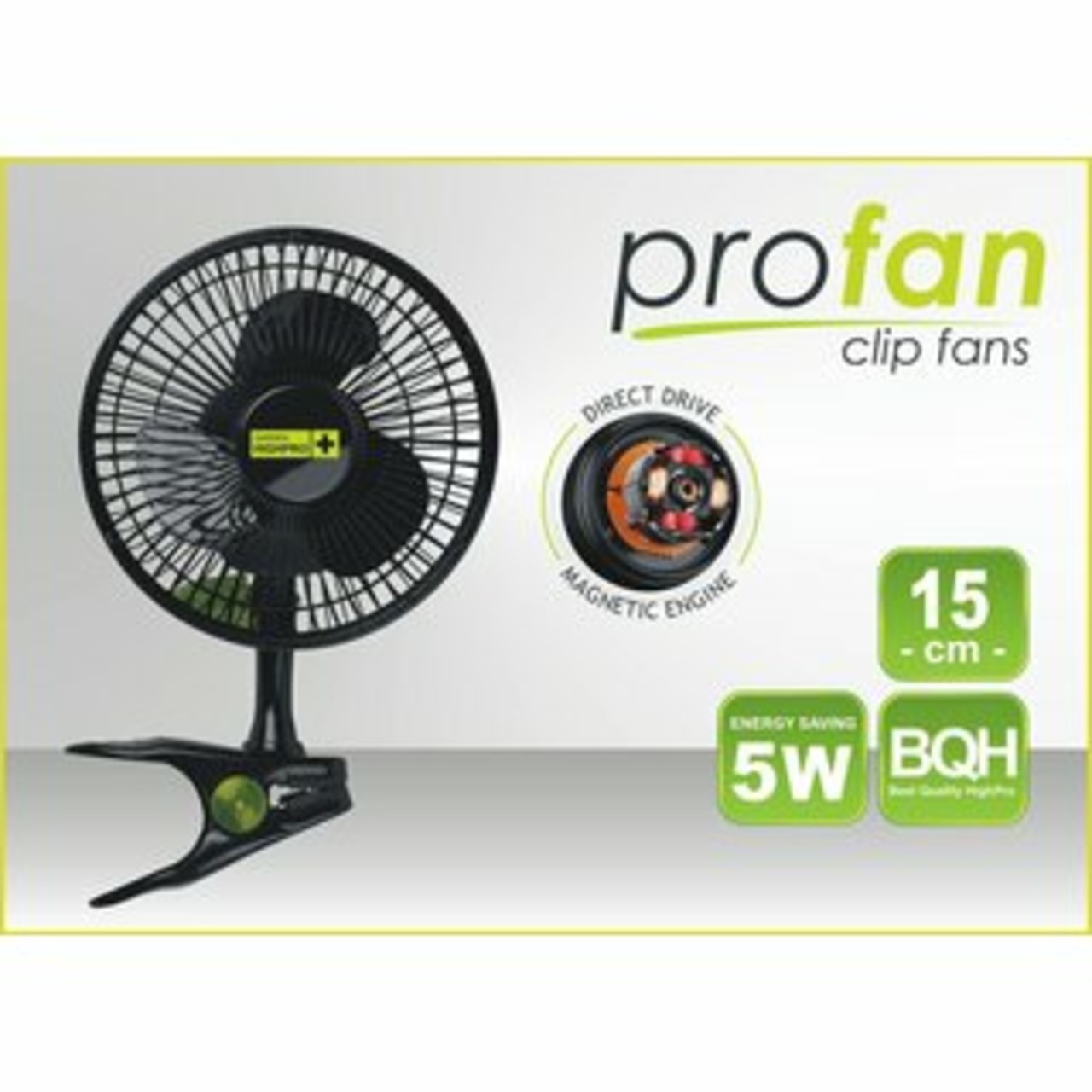 GHP Clip Fan/Clip-Ventilator ø15cm 15W