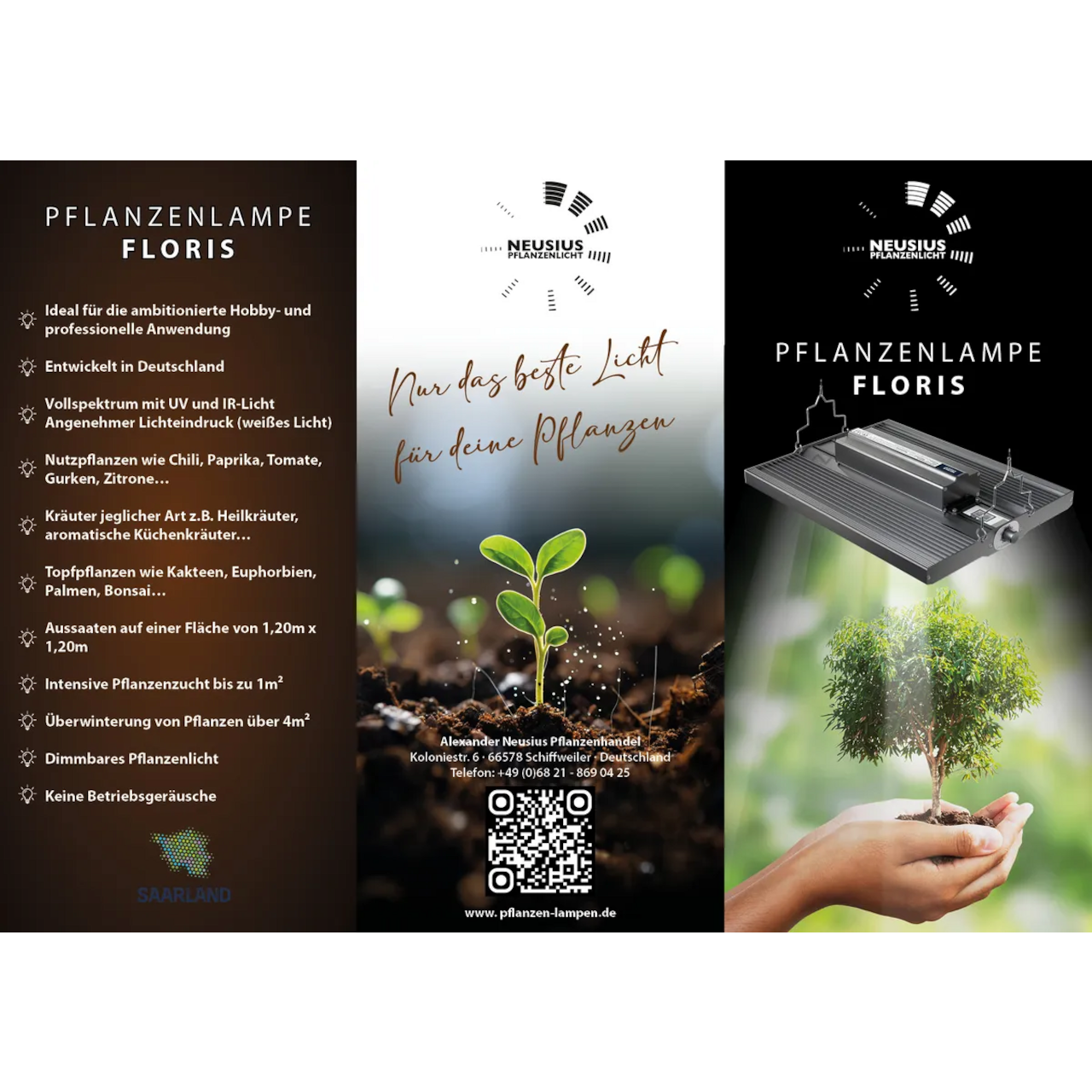 Neusius Pflanzenlicht FLORIS “Grow”