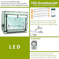 HOMEbox R80S Komplettset - Secret Jardin LED Dual
