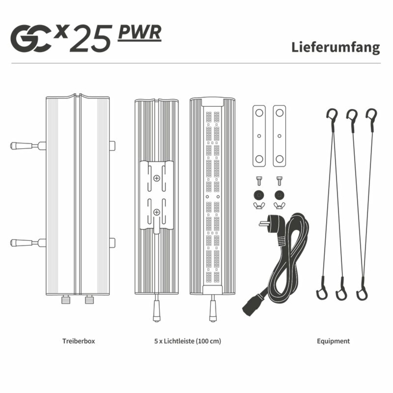 Greenception GCx 25 PWR LED Pflanzenlampe