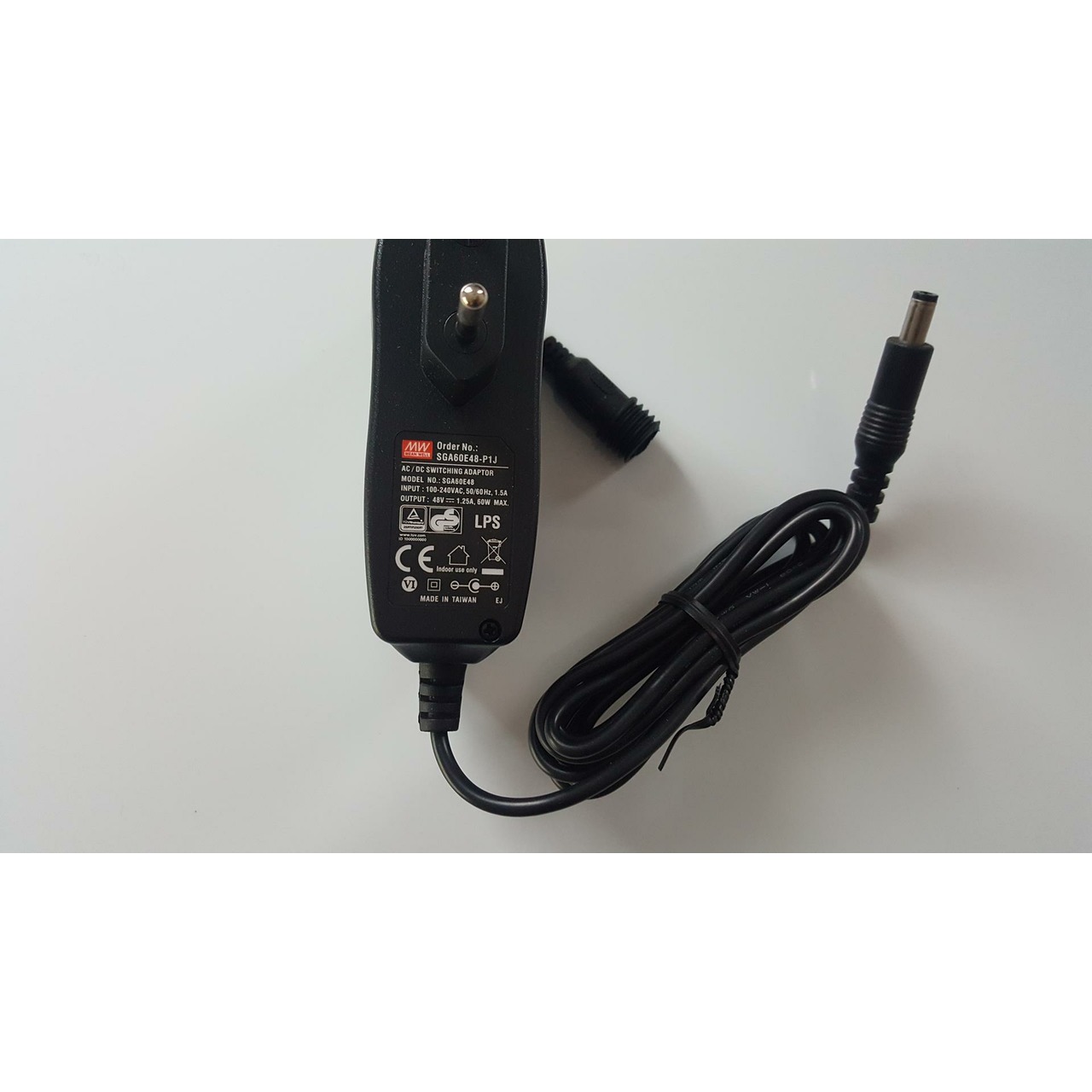 Mean Well SGA60E48-P1J Steckernetzteil, Festspannung 48 V/DC 1250mA 60W